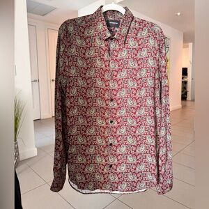 The Kooples Paisley Button-Up Shirt